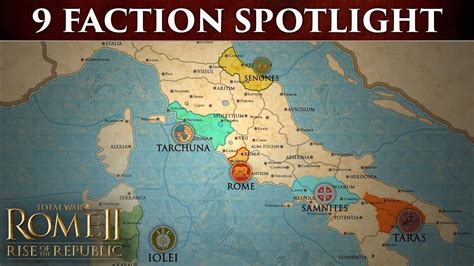 total war rome 2 rise of the republic factions